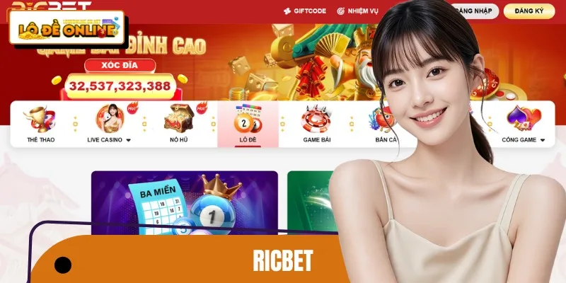 RICBET là địa chỉ cược lô đề Online dành cho giới thượng lưu