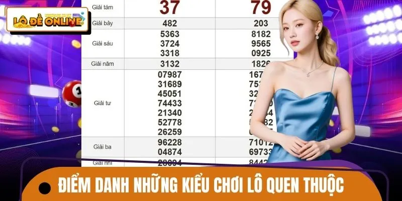 Điểm danh những kiểu chơi lô quen thuộc